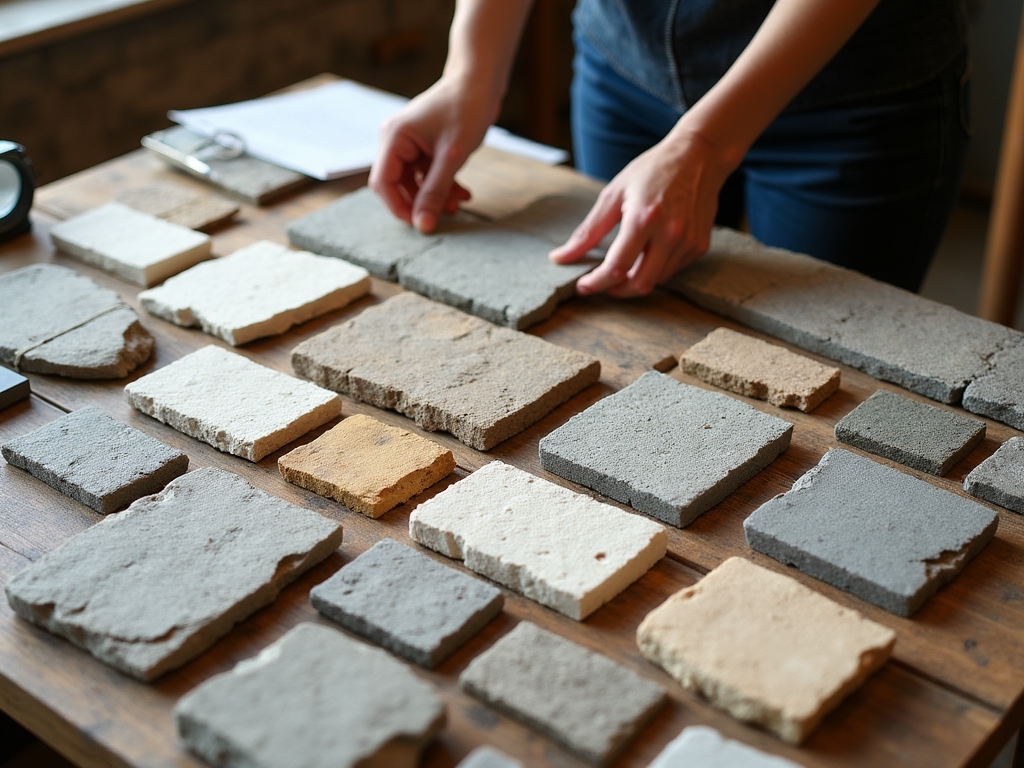 Sélection de pierres pour restauration selon la région